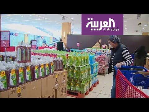 شاهد إقبال كبير في مصر على شراء المطهرات ومواد التعقيم