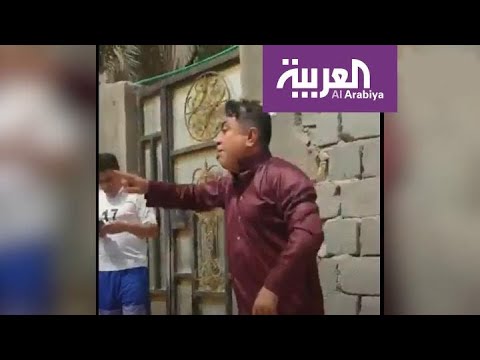 شاهد عراقي يهدد الشرطة بفتح النار عليهم