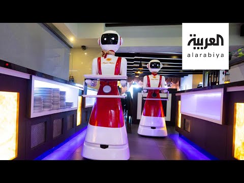 شاهد مطعم هولندي يستعين بروبوت لحماية الزبائن من عدوى كورونا