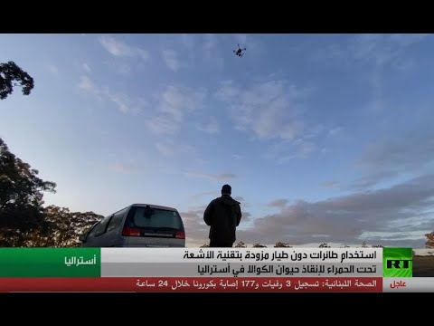 شاهد استخدام درون في أستراليا لإنقاذ الكوالا