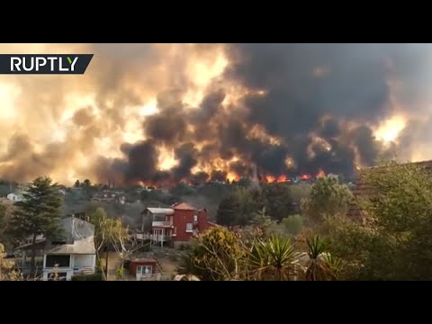 حرائق الغابات في الأرجنتين تقترب من مناطق مأهولة بالسكان