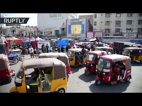 الآلاف يتجمعون في بغداد للاحتفال بالذكرى السنوية لـاحتجاجات أكتوبر