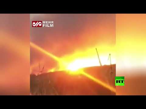 اندلاع حرائق في أراض زراعية شمال غرب إيران