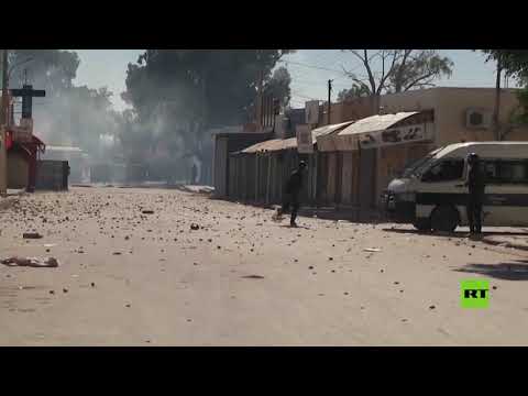 شاهد الغضب يشتعل في تونس إثر مقتل رجل داخل كشك أزالته السلطات