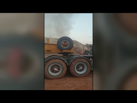 انقلاب دبابة إسرائيلية في منطقة الأغوار