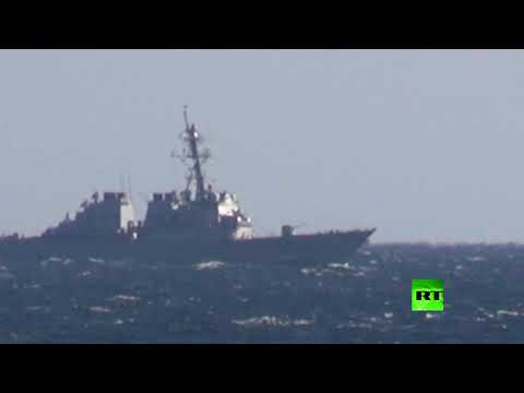 روسيا تنشر لقطات من اعتراض قواتها لمدمرة أميركية في خليج بطر الأكبر