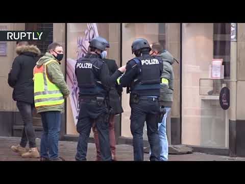 لقطات توثق سقوط القتلى في حادث الدهس في مدينة ترير الالمانية